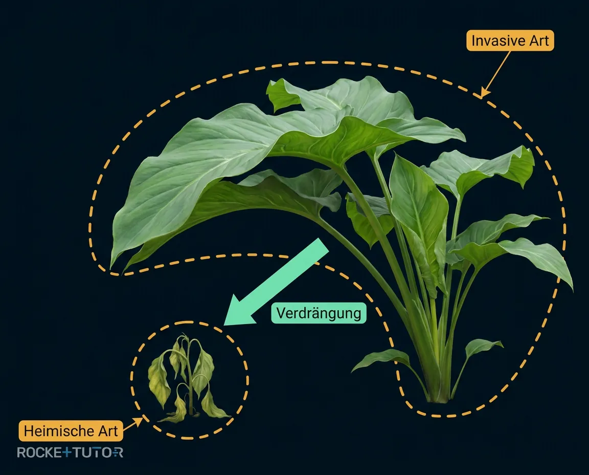 Invasive Pflanzen verdrängen heimische