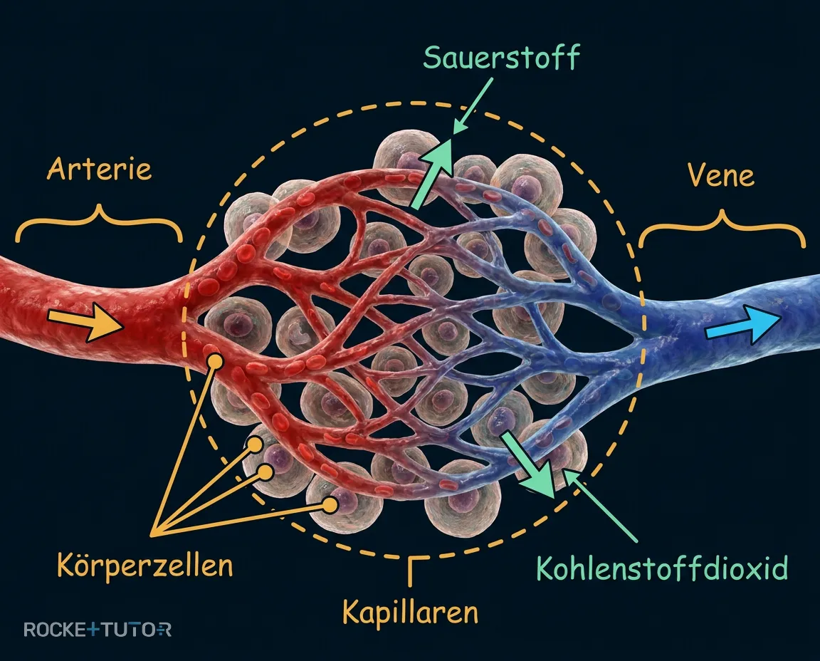 Stoffaustausch in den Kapillaren