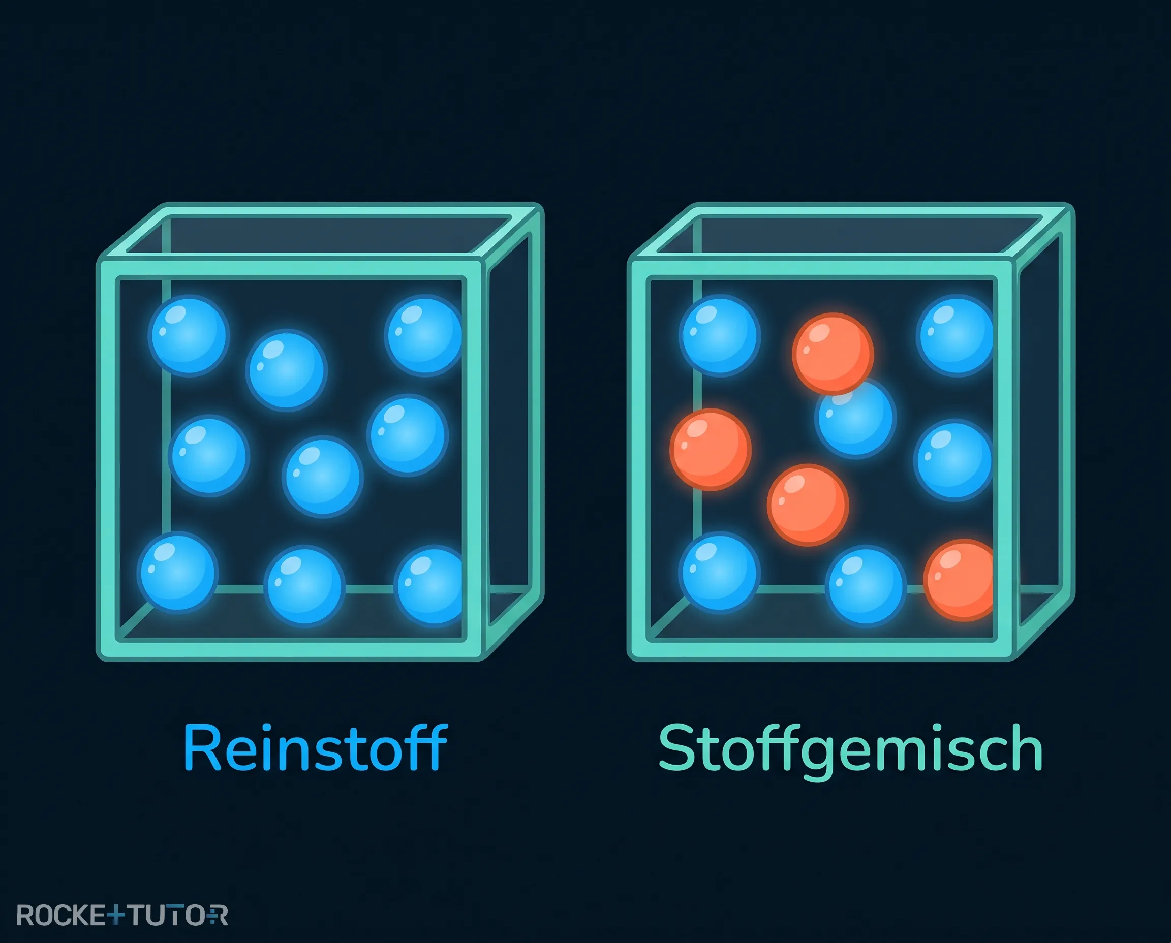 Teilchenmodell Reinstoff und Stoffgemisch