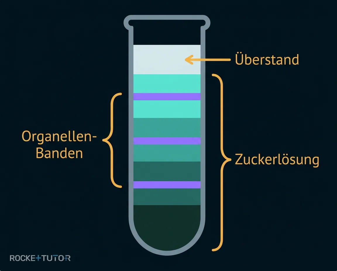 Zentrifugenröhrchen mit Banden
