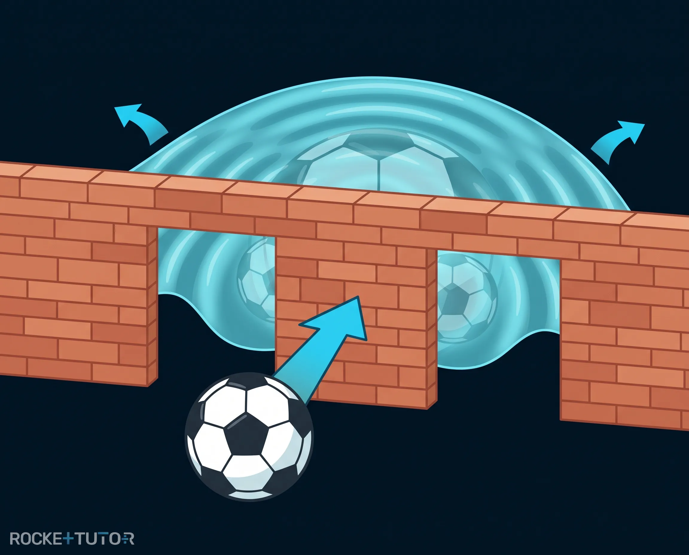 Fußball vor zwei Türen