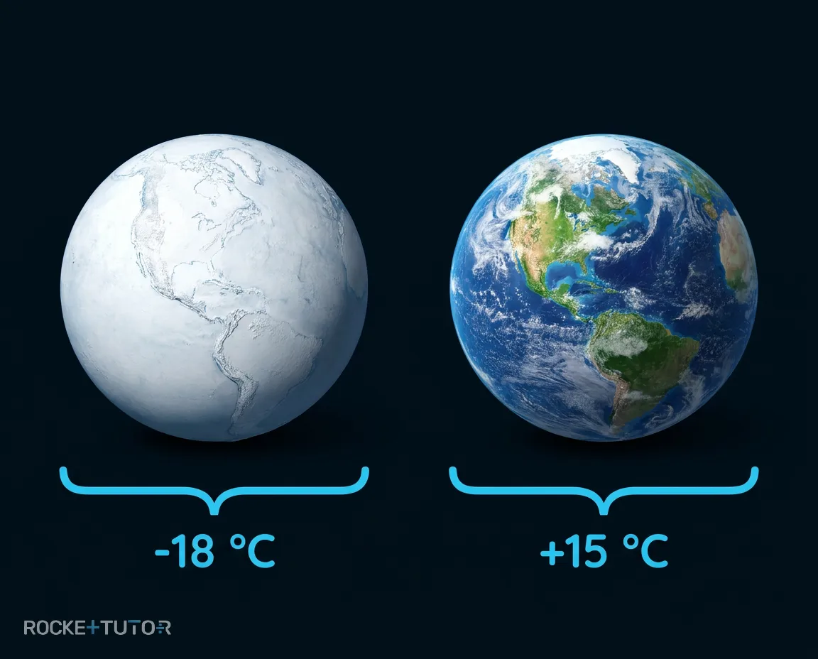 Erde als Eisball