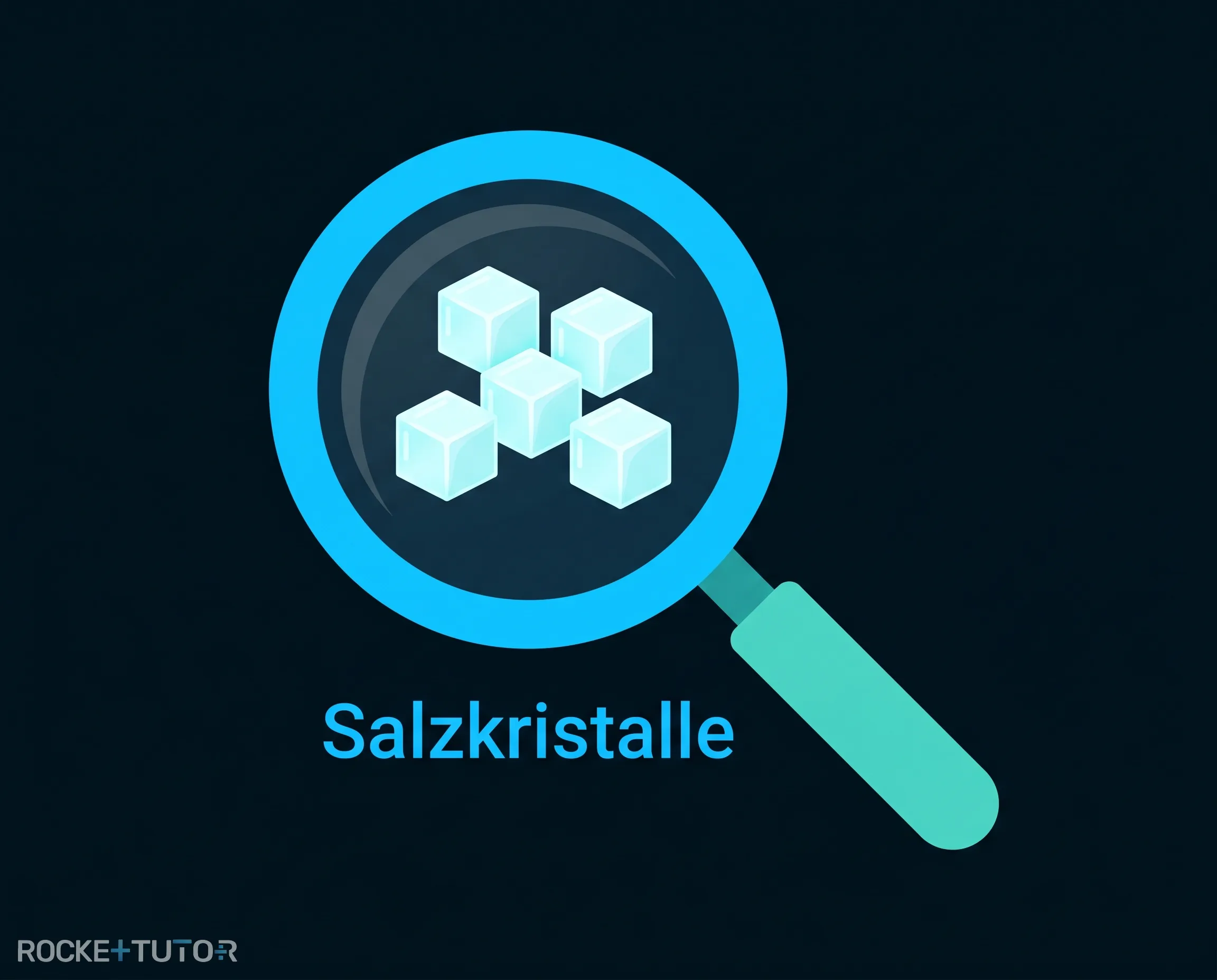 Salzkörner unter der Lupe