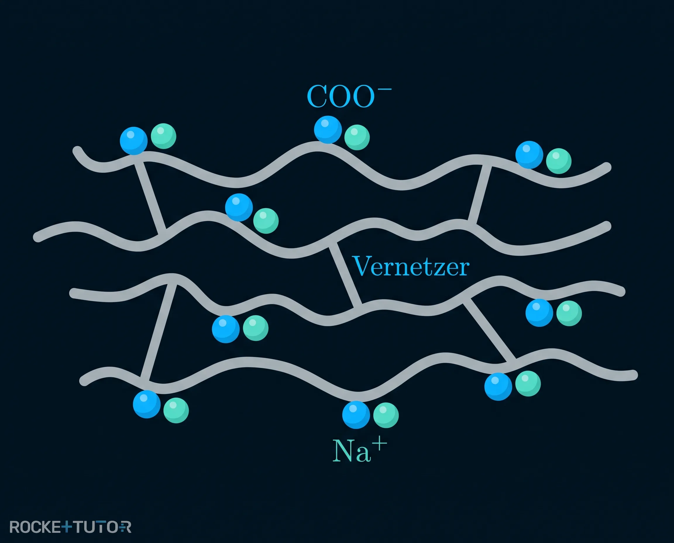 Chemische Struktur von Superabsorbern