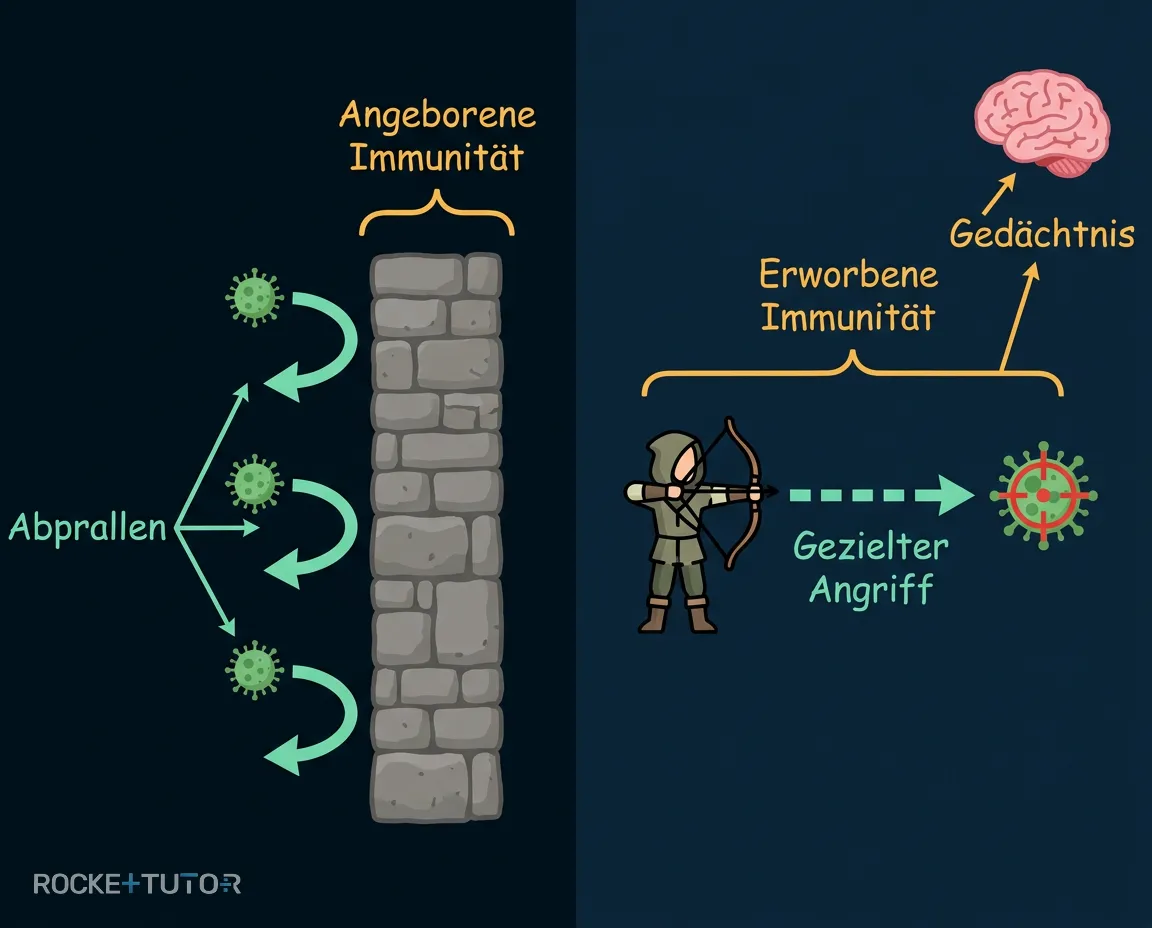 Erworbene Immunität und Gedächtniszellen
