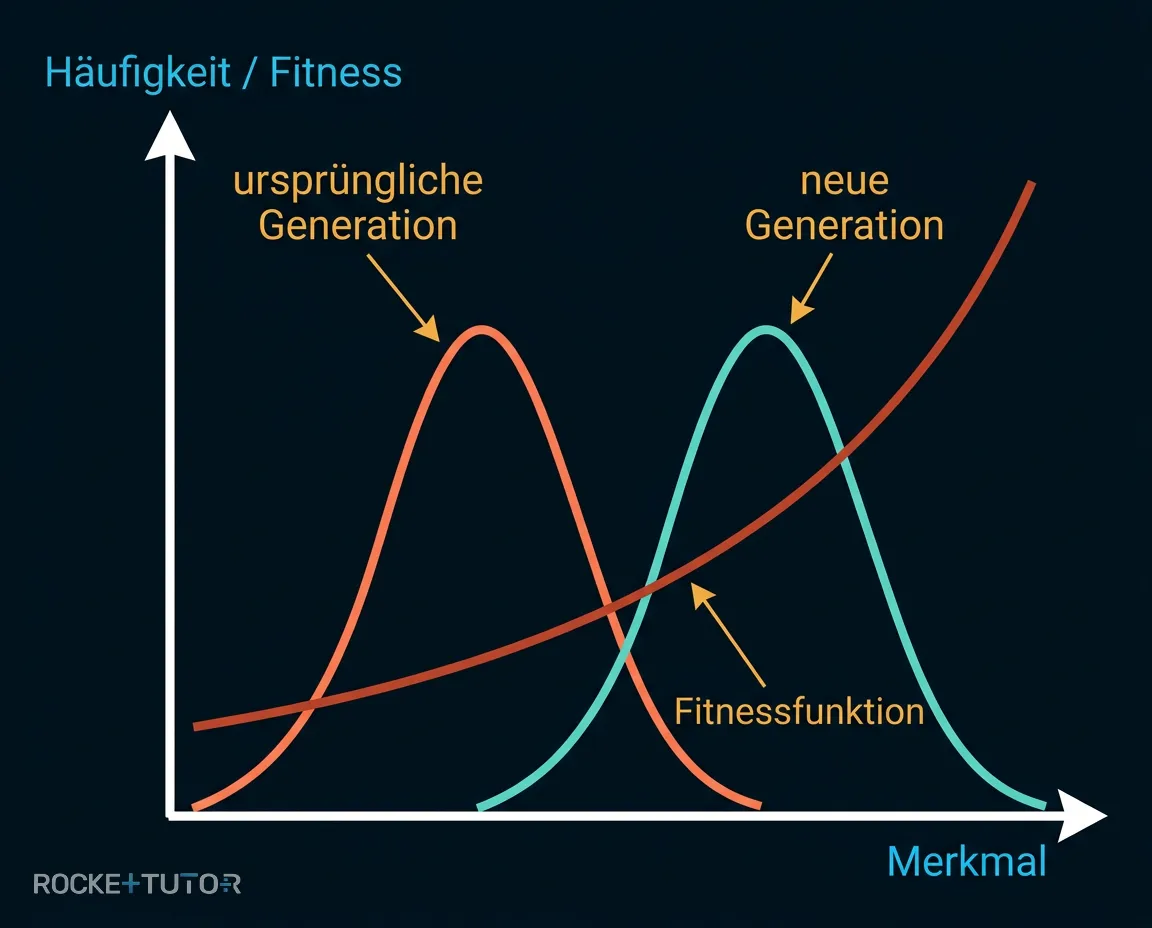 Diagramm zur gerichteten Selektion