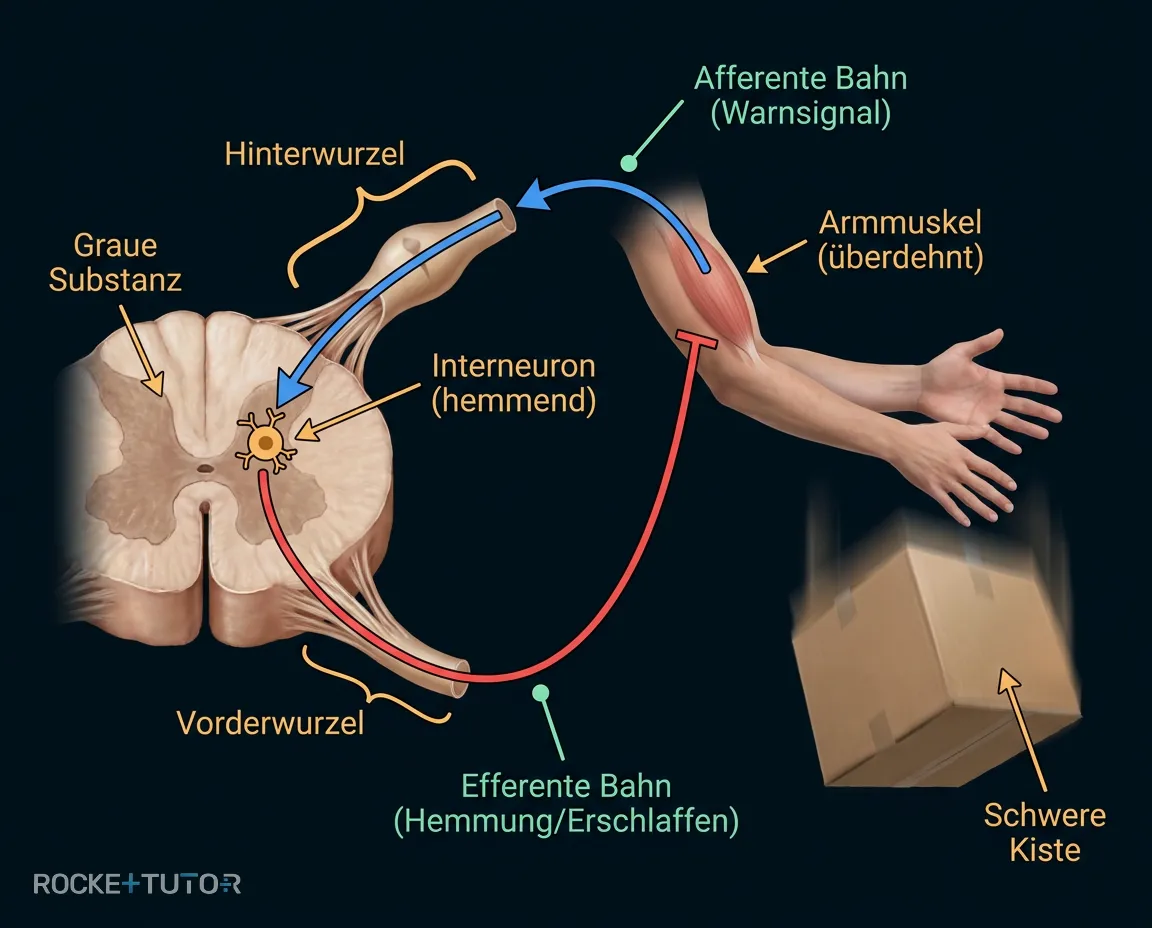 Schutzreflex bei schwerer Kiste
