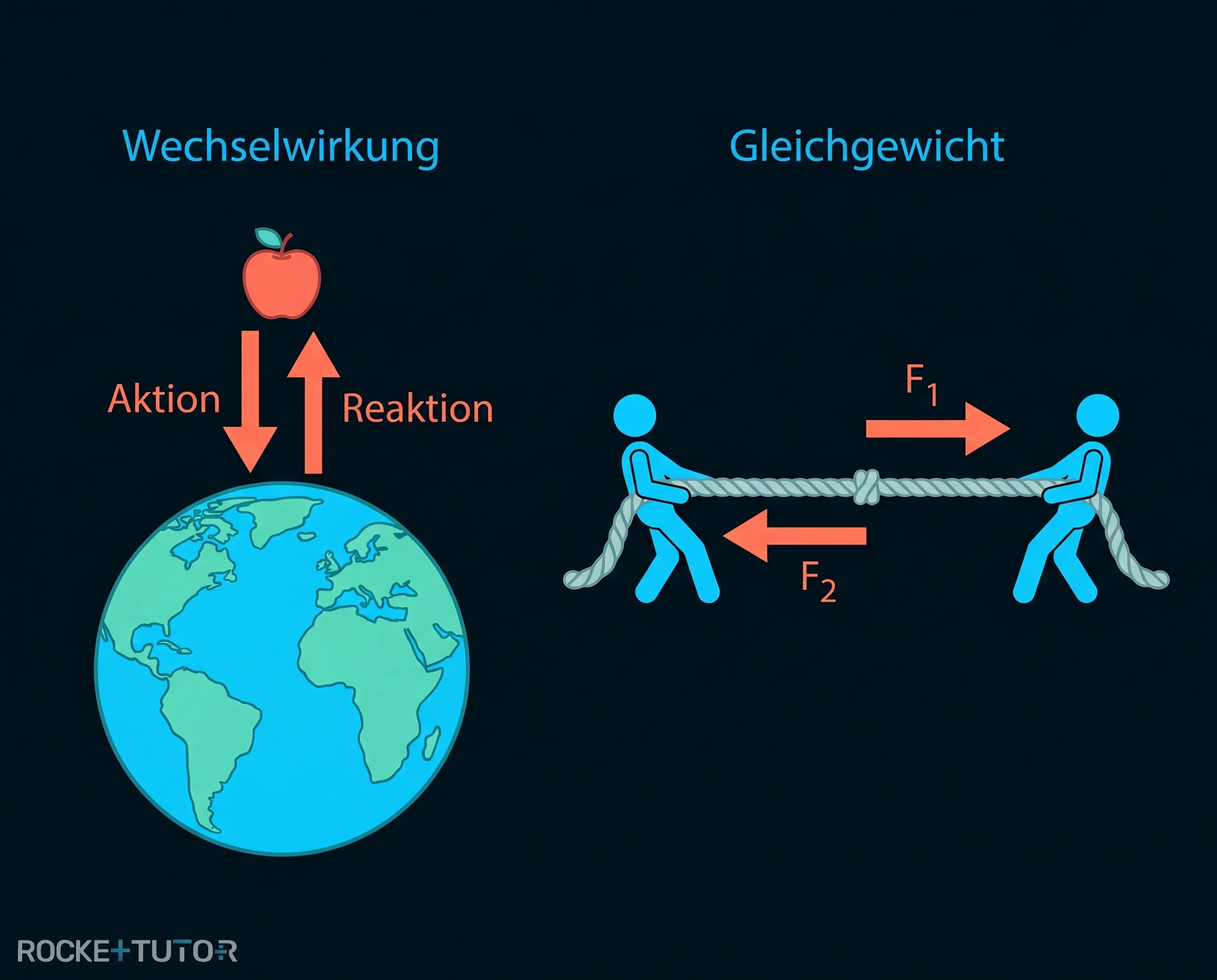 Tauziehen als Kräftegleichgewicht