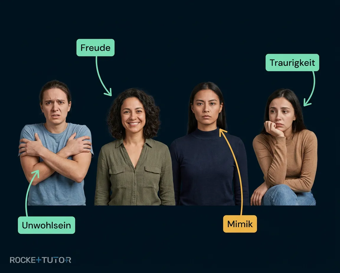 Mimik und Gestik bei Jugendlichen