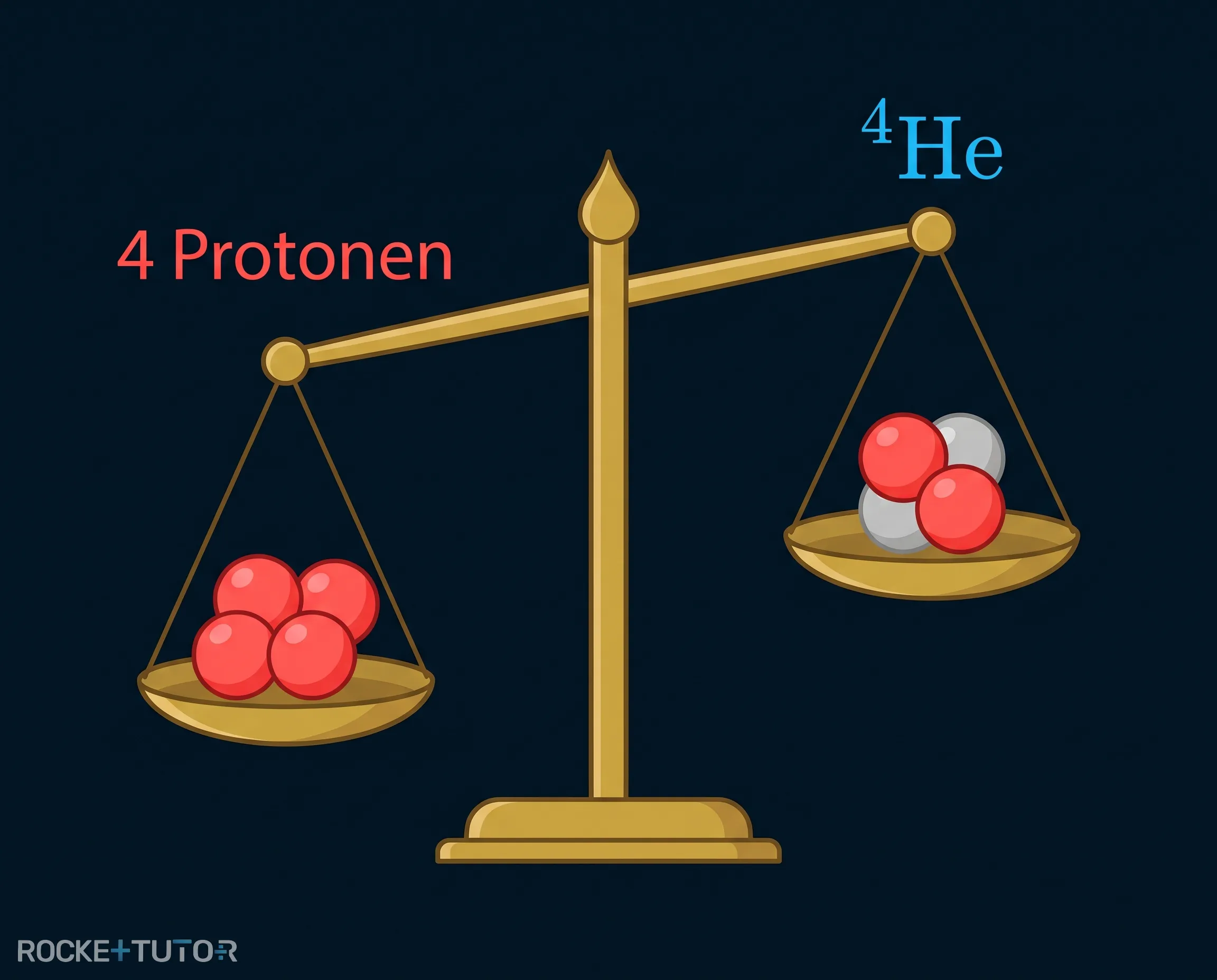 Proton-Proton-Kette Massendefekt