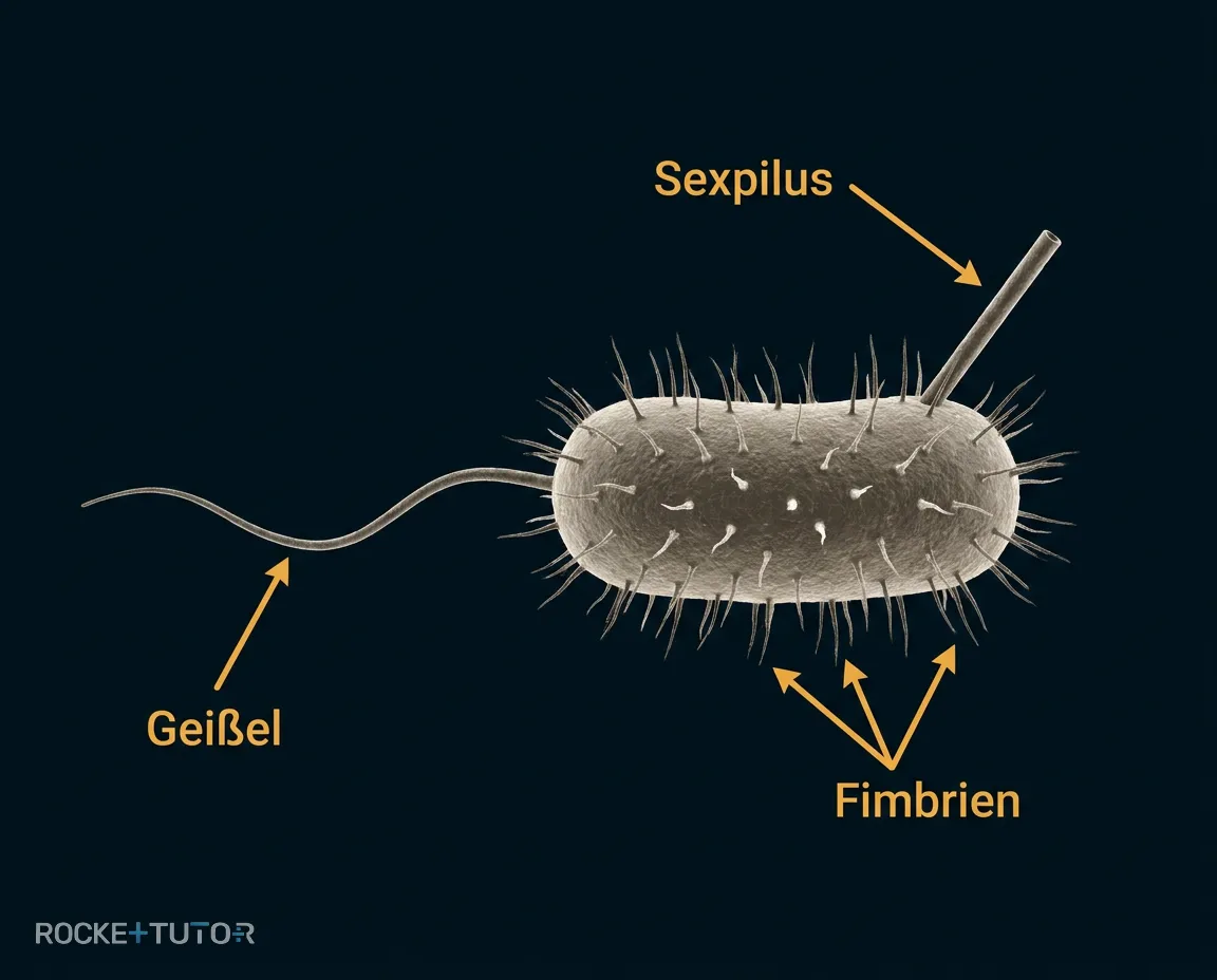 Bakterielle Zellanhängsel und Werkzeuge