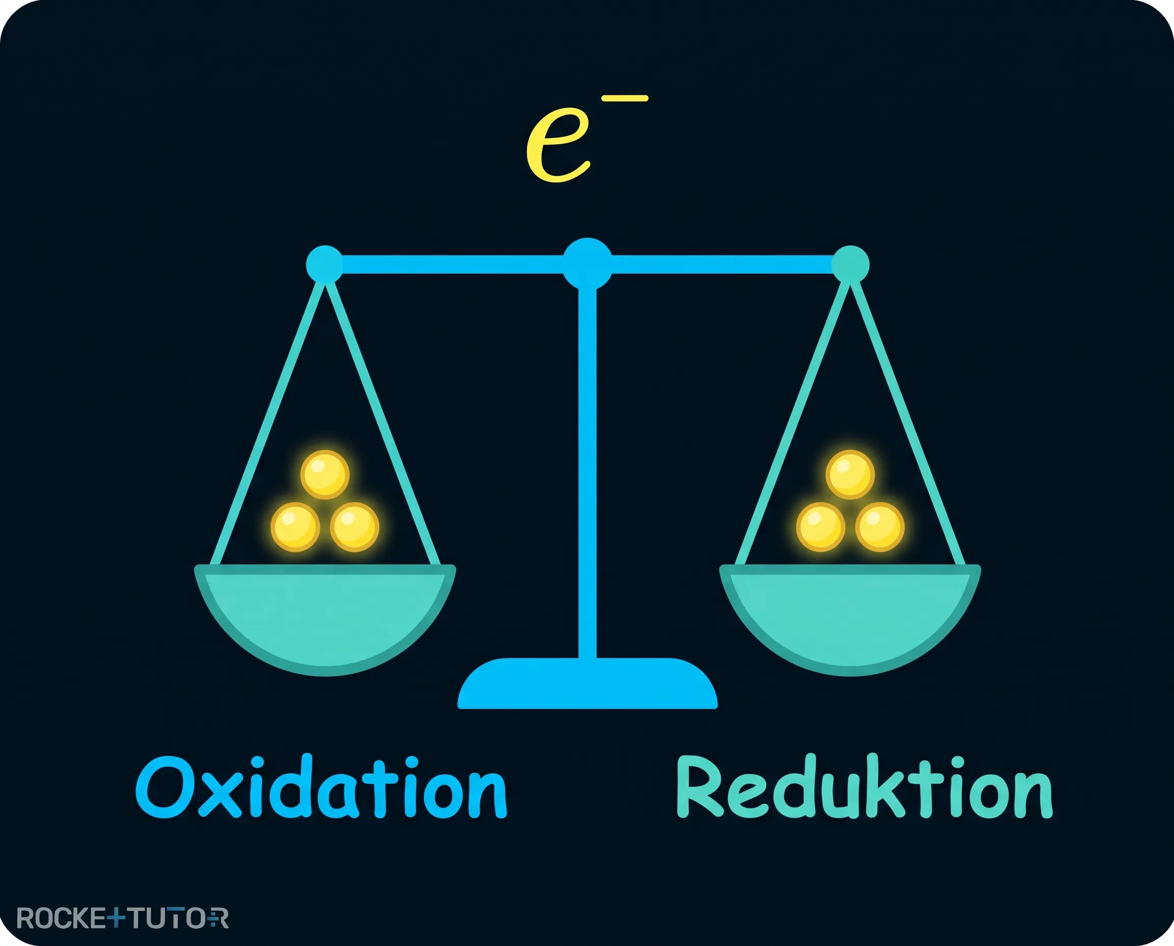 Elektronenübertragung bei Redoxreaktionen