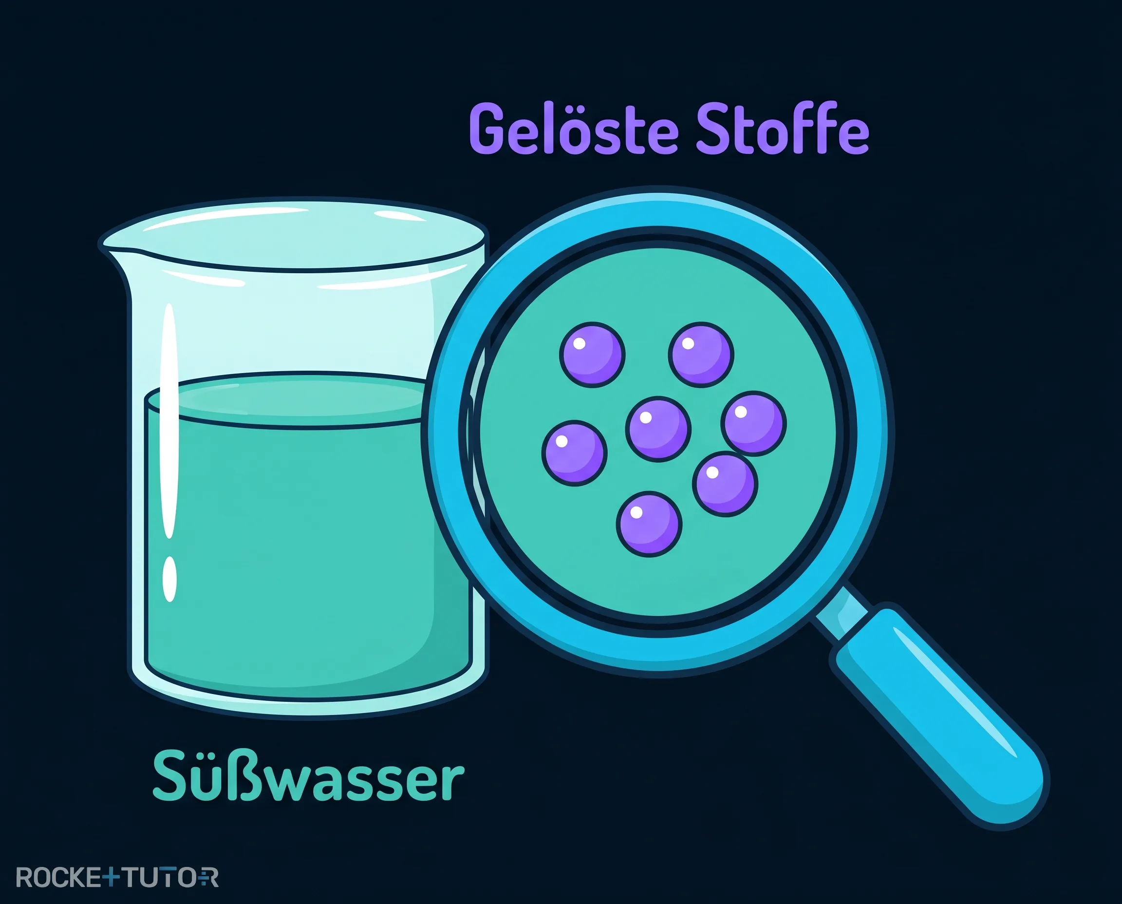 Bergbach mit klarem Süßwasser