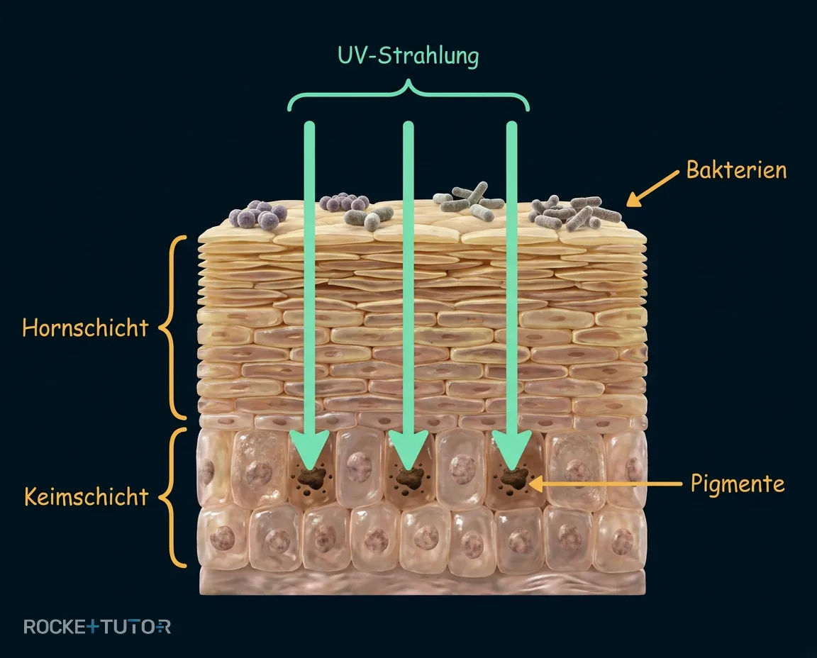 Schutzfunktion der Epidermis
