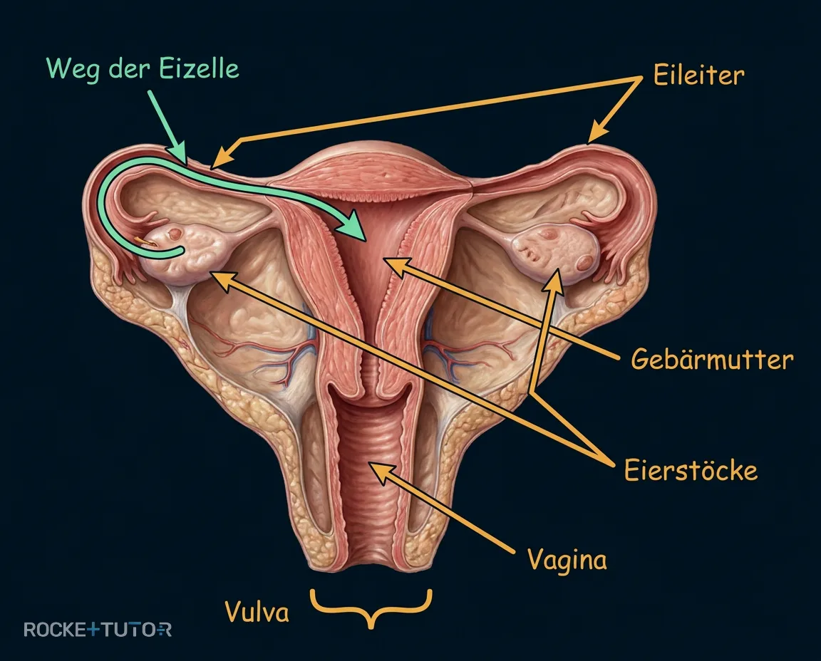 Weibliche Geschlechtsorgane Anatomie