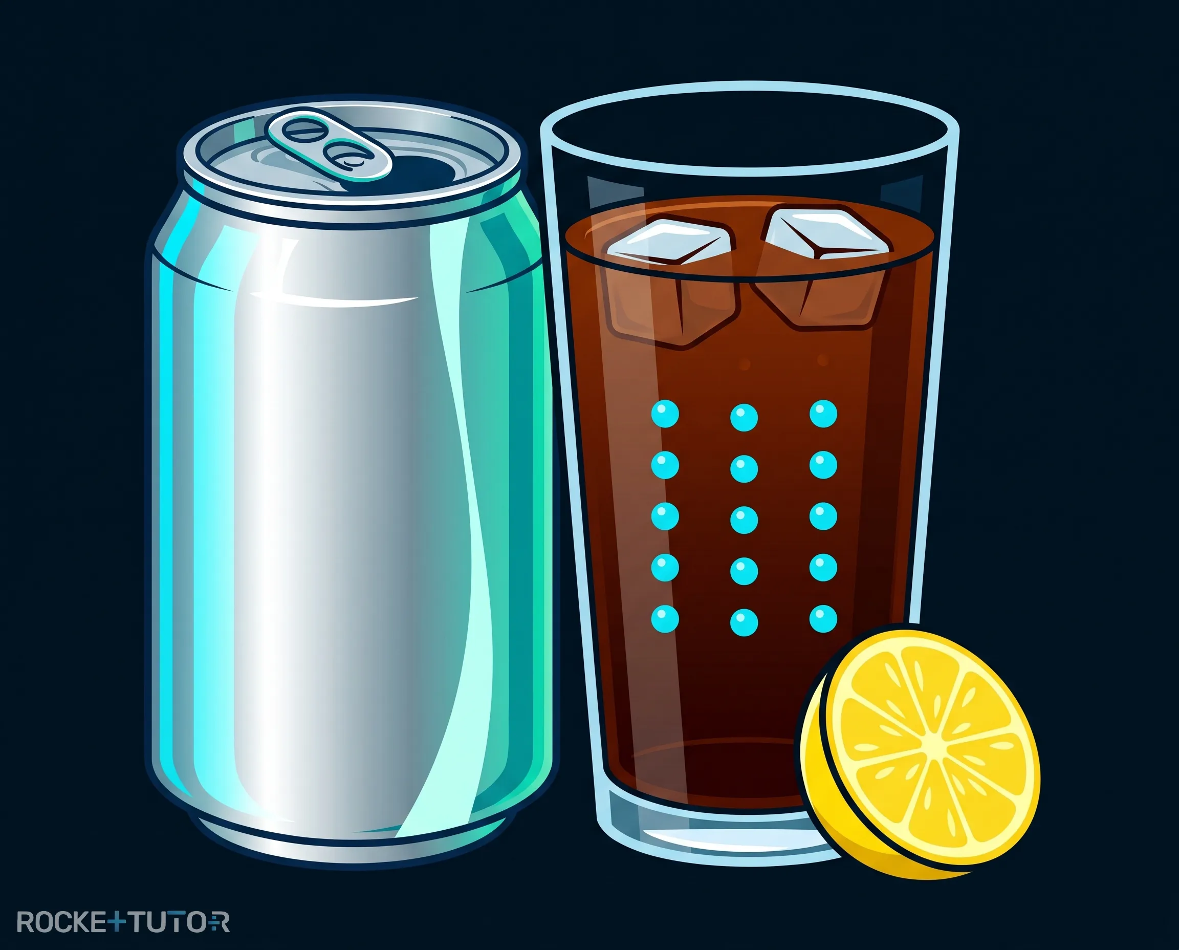 Cola Dose und Säure