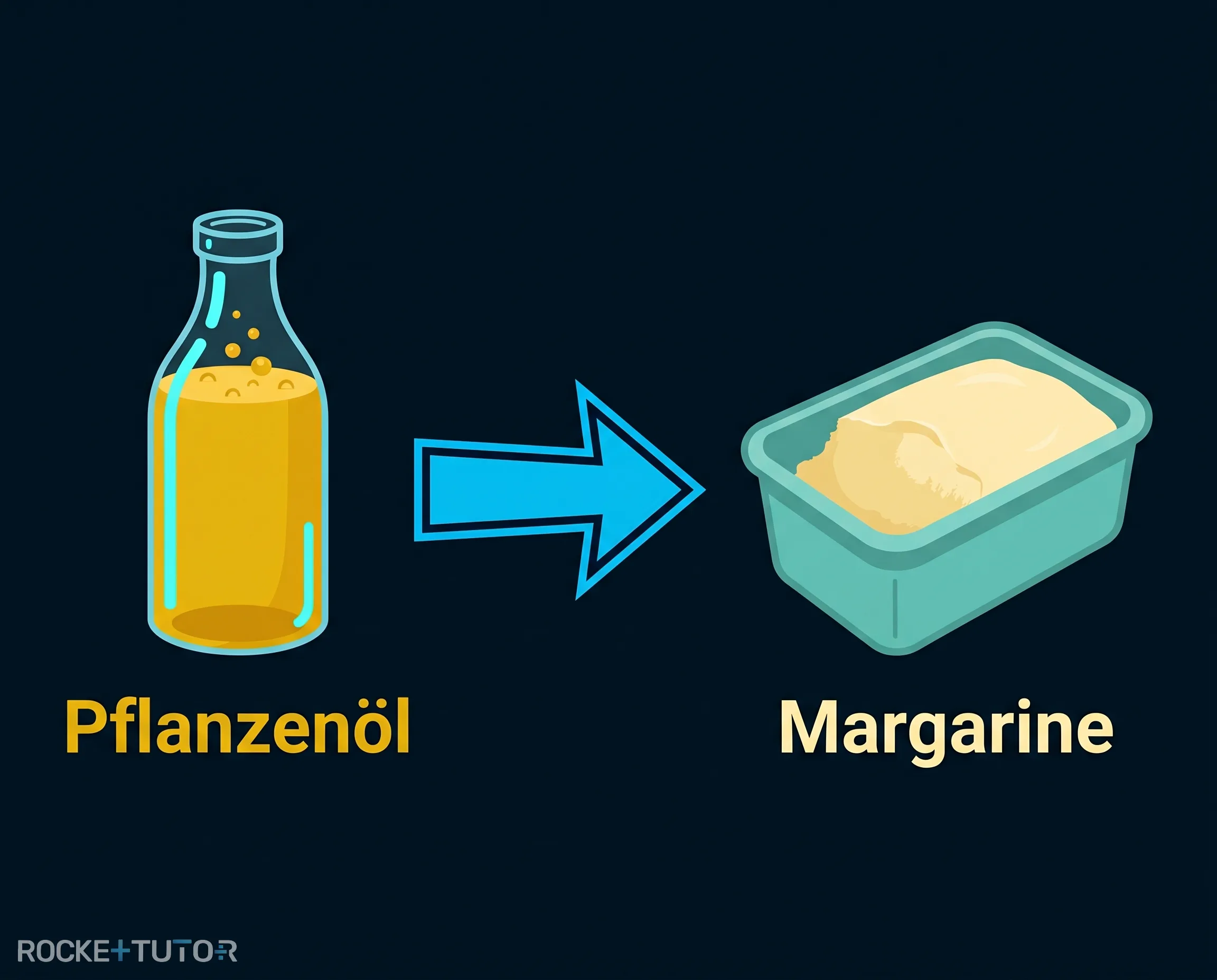 Pflanzenöl und Margarine