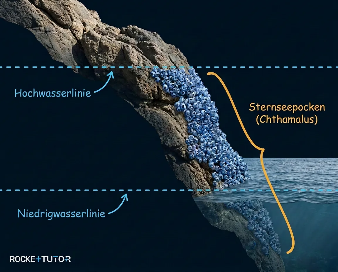 Sternseepocken wachsen überall
