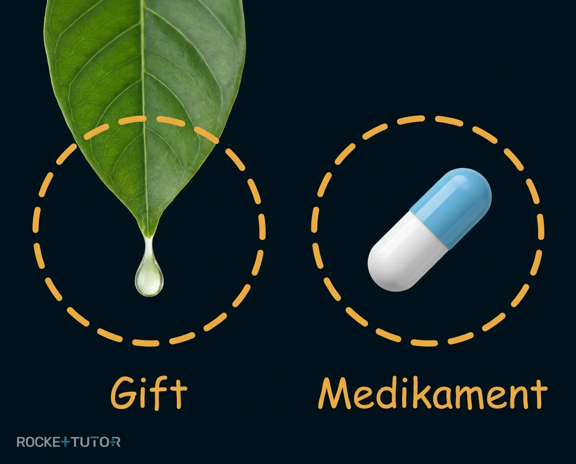 Synapse mit Neurotransmittern und Rezeptoren