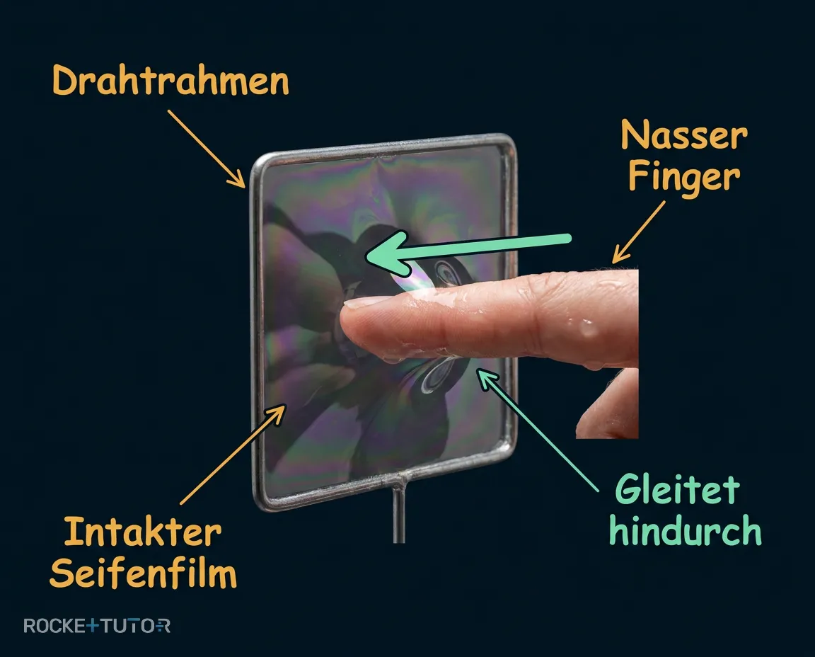 Seifenblasen-Modell zur Membranfluidität