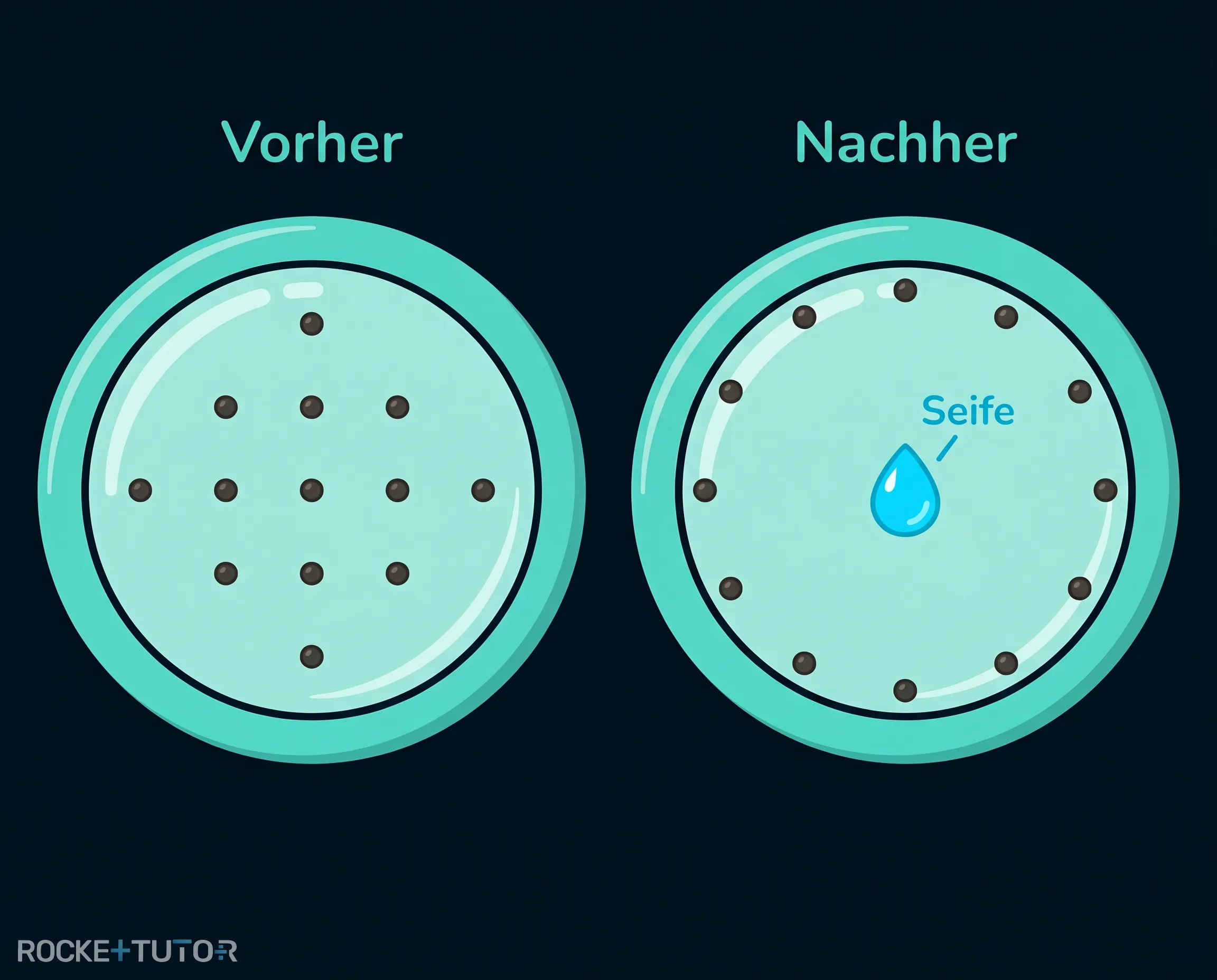 Pfeffer auf dem Wasser