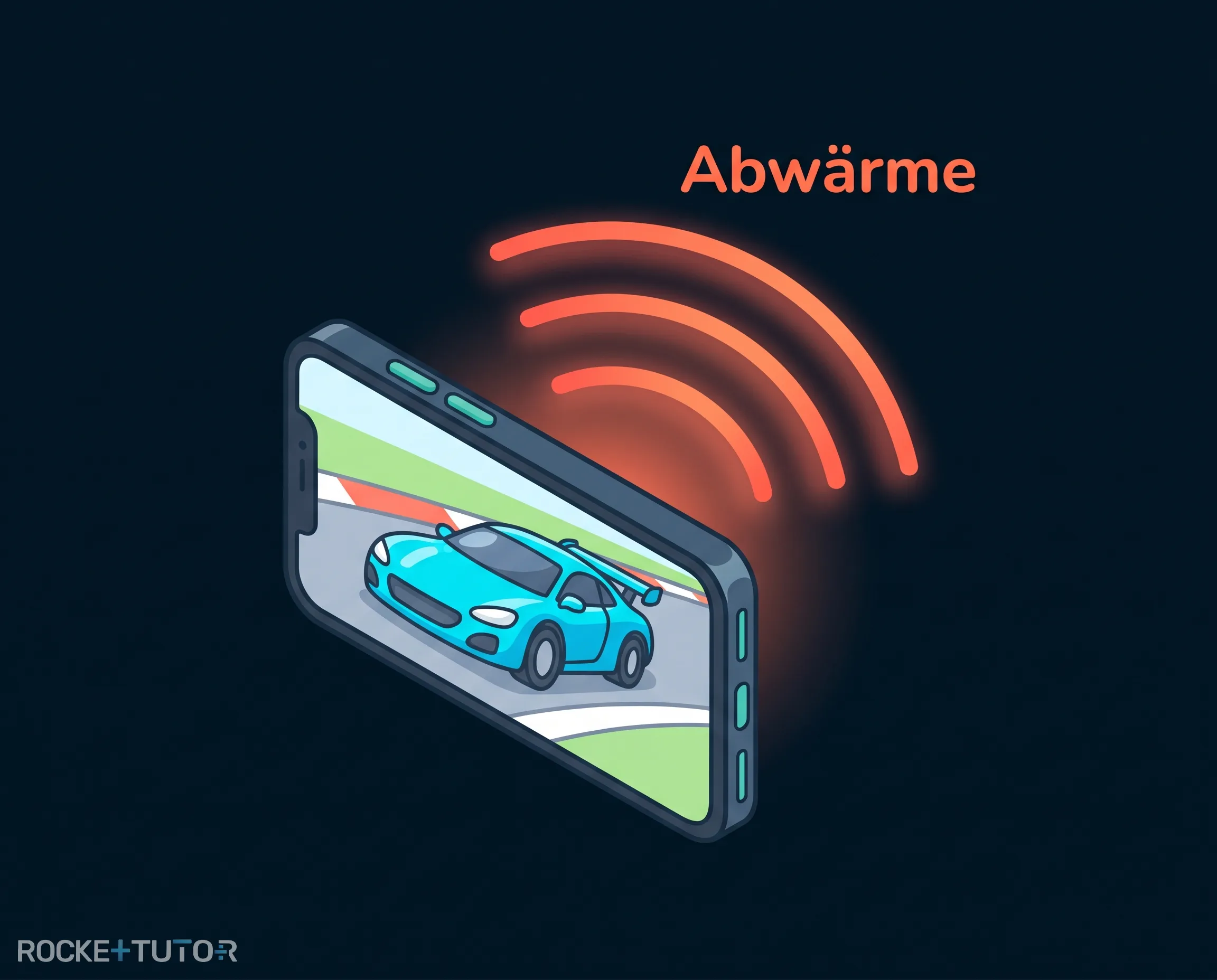Heißes Smartphone beim Spielen