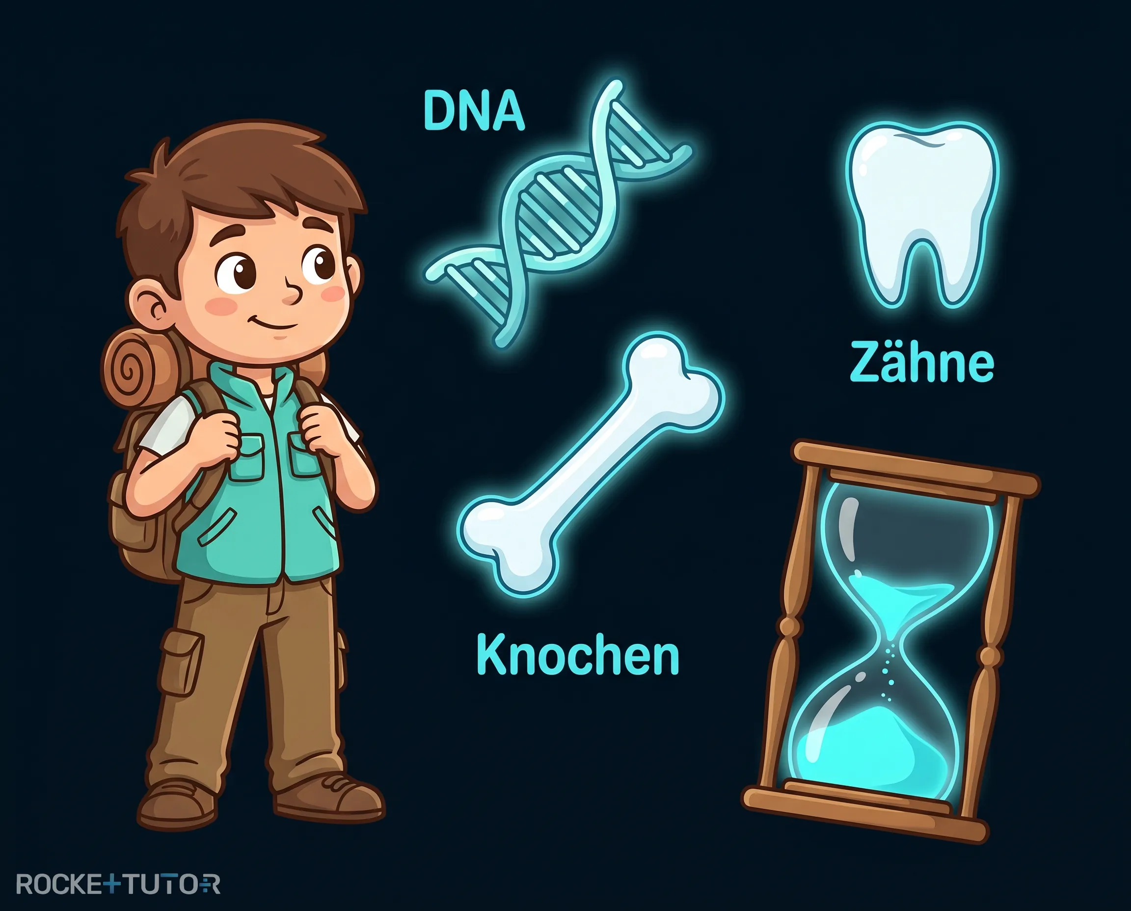 DNA und Knochen als Bausteine des Lebens