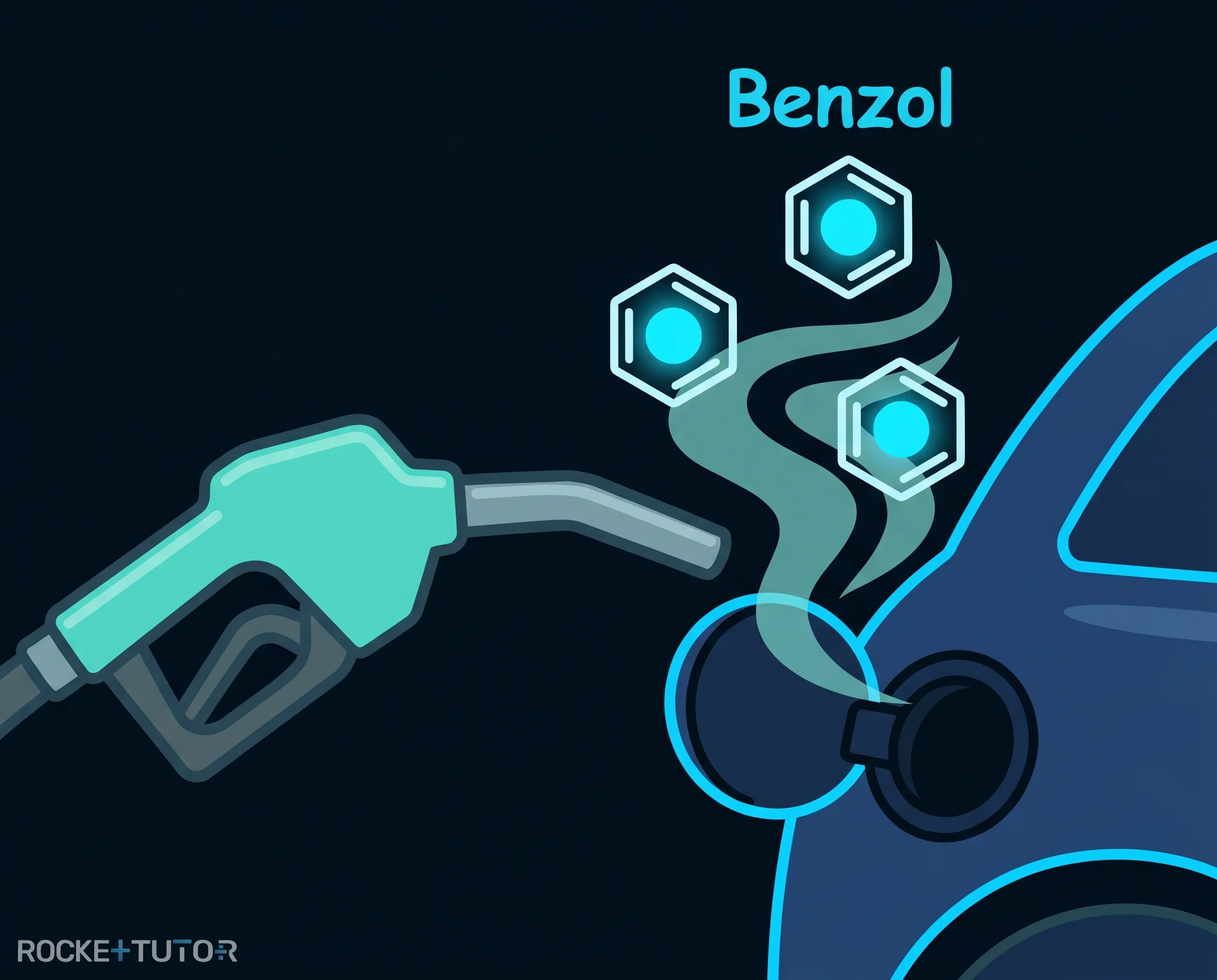 Strukturformel von Benzol