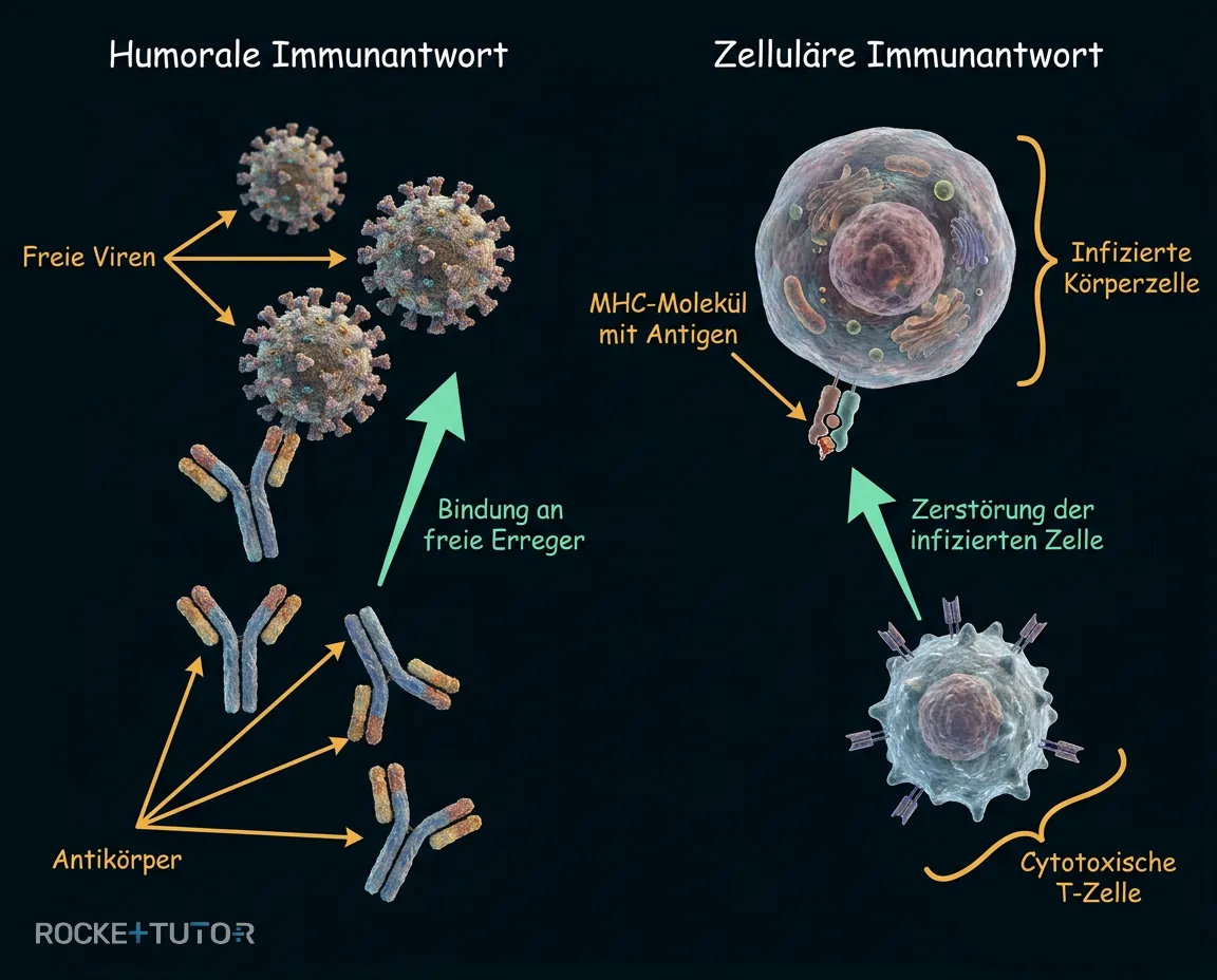 Immunsystem bekämpft Viren