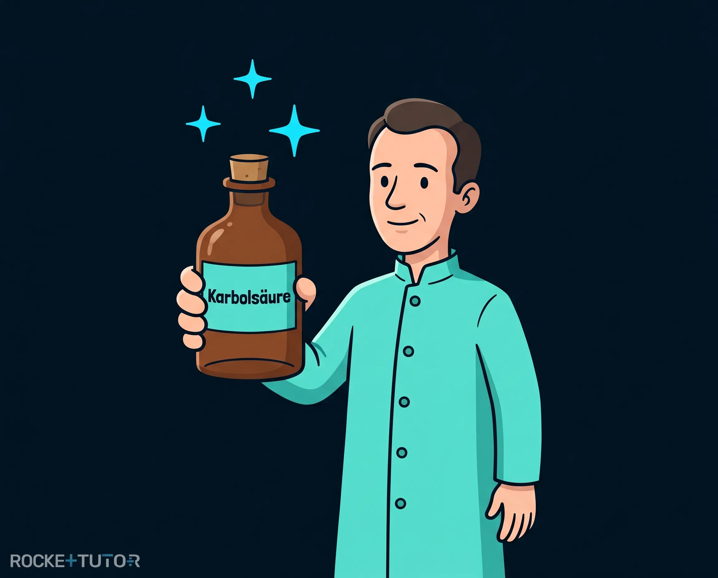Strukturformel von Phenol