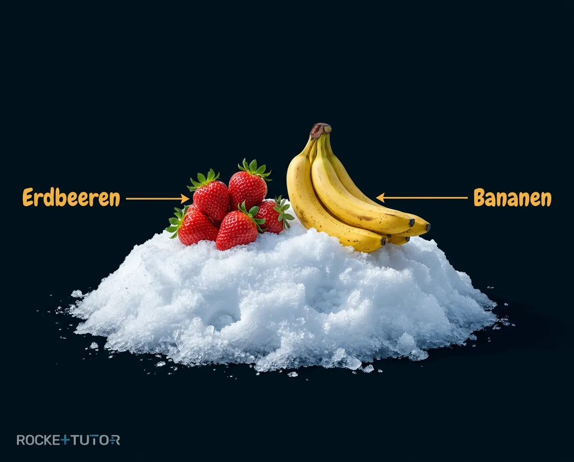 Supermarkt mit frischem Obst