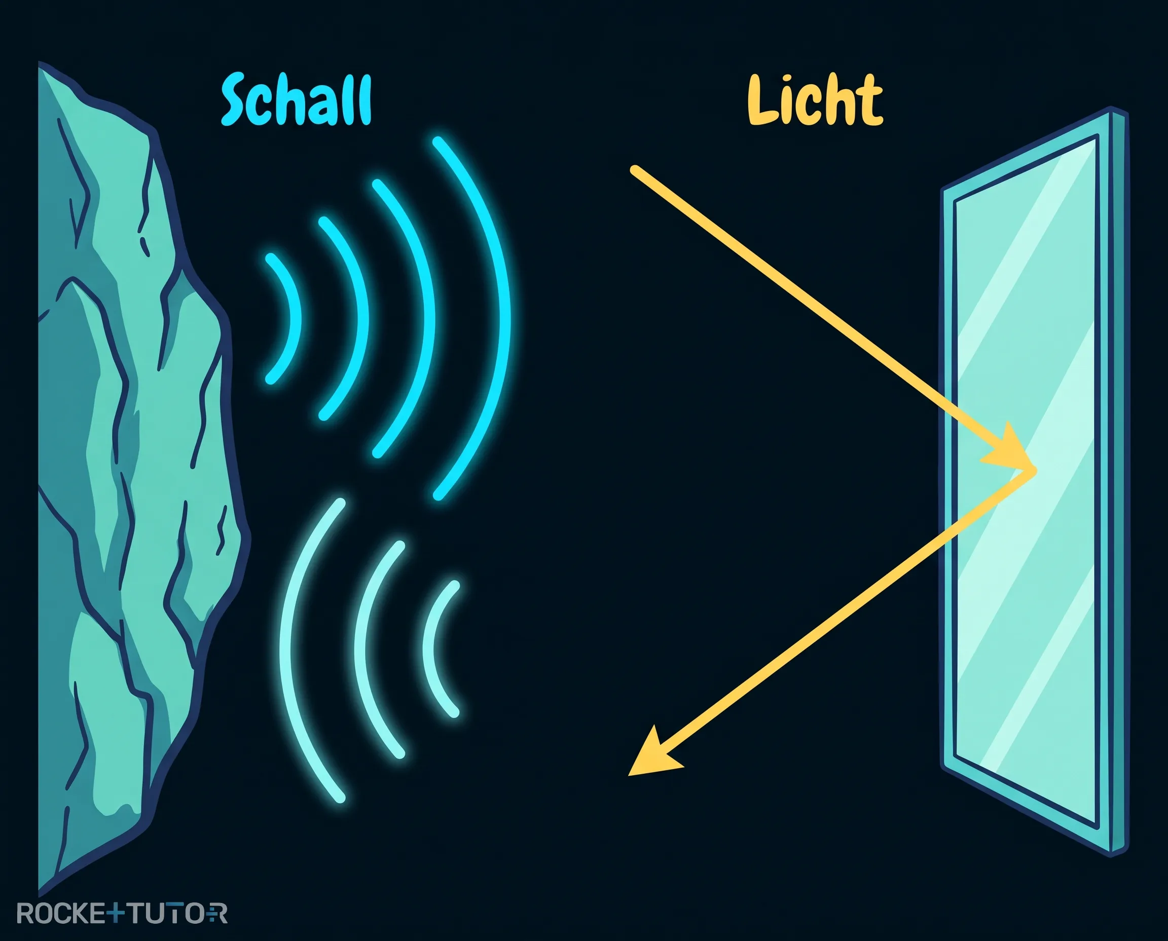 Reflexion von Licht und Schall
