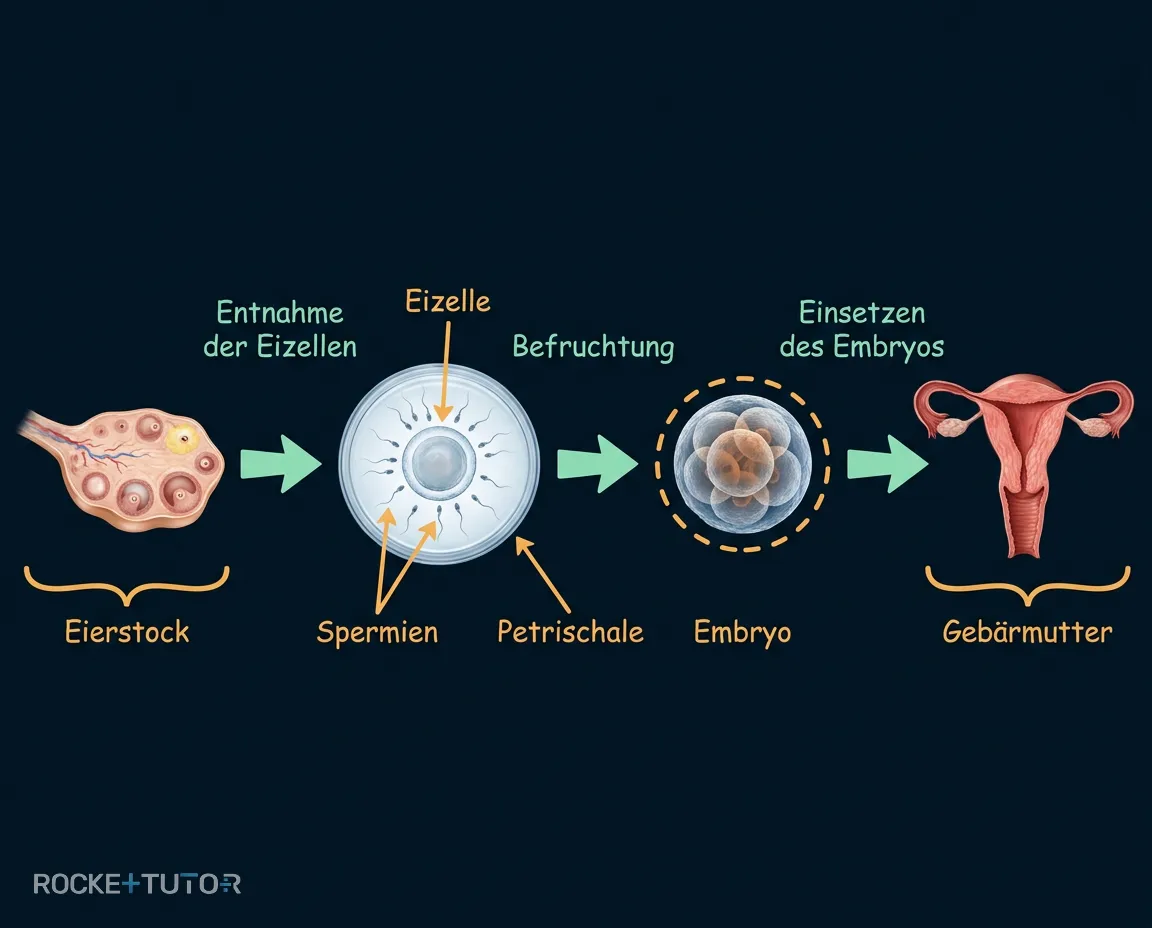 Ablauf der In-vitro-Fertilisation