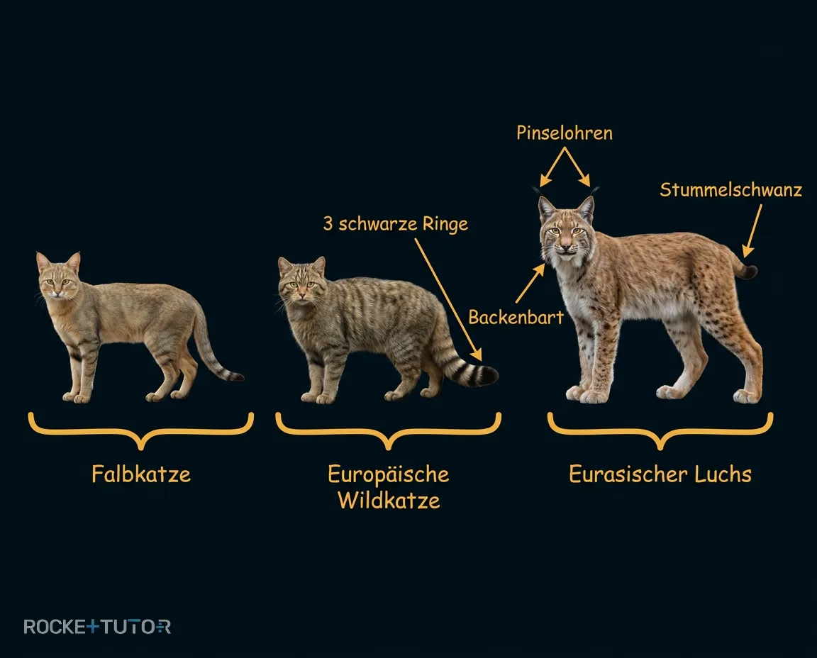 Luchs im Wald
